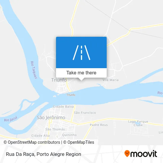 Rua Da Raça map