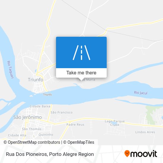 Rua Dos Pioneiros map