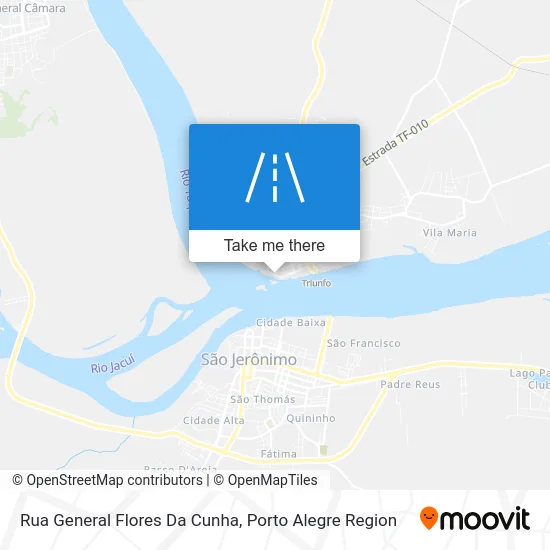 Rua General Flores Da Cunha map