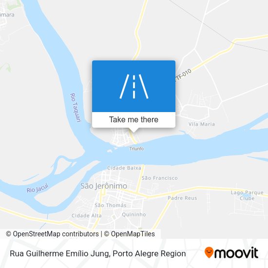 Rua Guilherme Emílio Jung map