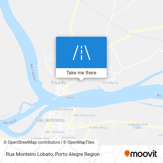 Rua Monteiro Lobato map