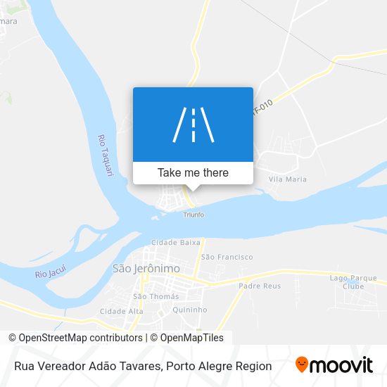 Rua Vereador Adão Tavares map