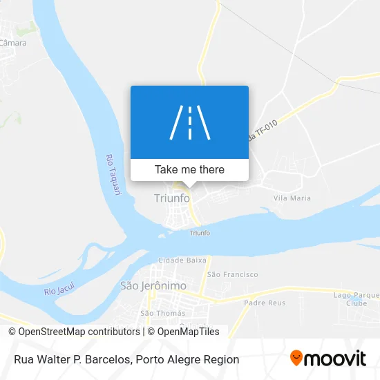 Rua Walter P. Barcelos map