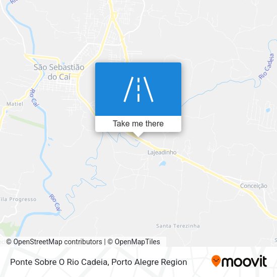Ponte Sobre O Rio Cadeia map