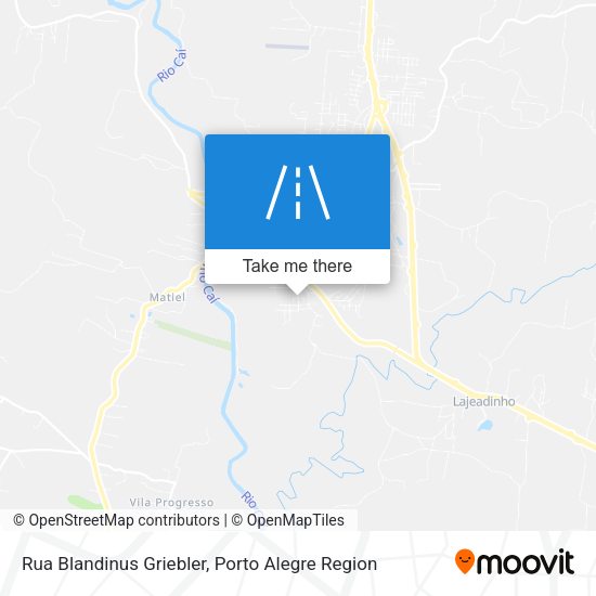 Rua Blandinus Griebler map