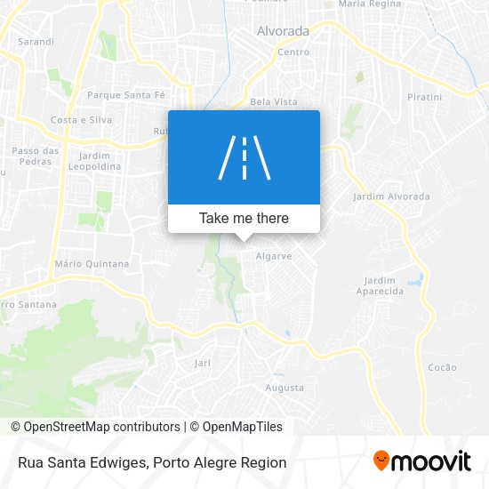 Rua Santa Edwiges map