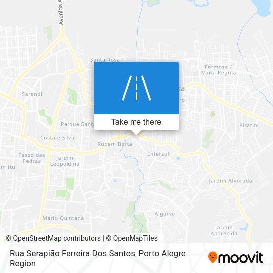 Rua Serapião Ferreira Dos Santos map