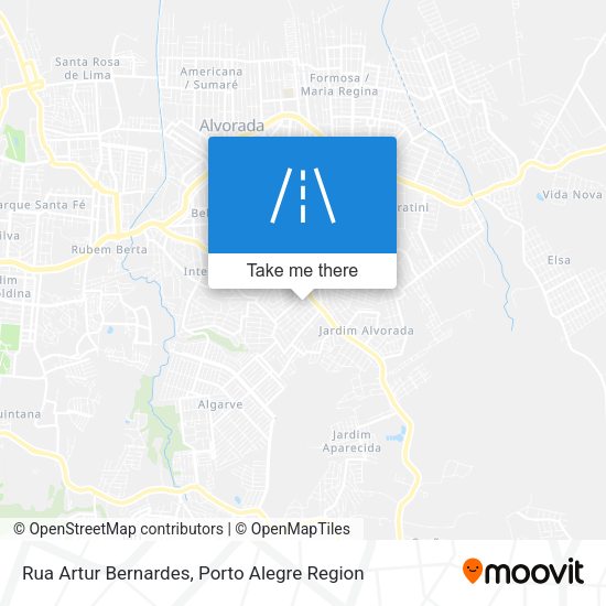 Rua Artur Bernardes map