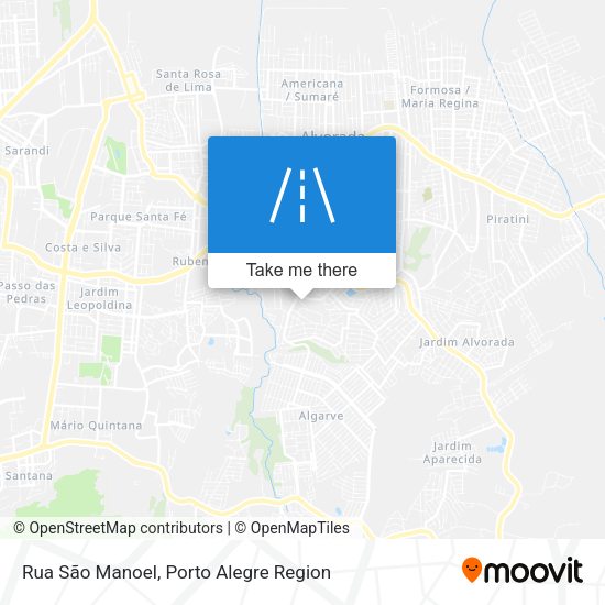 Rua São Manoel map