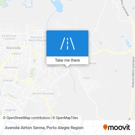 Avenida Airton Senna map