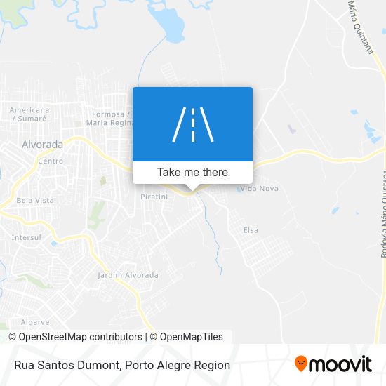 Rua Santos Dumont map