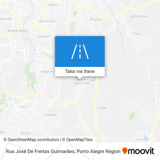 Rua José De Freitas Guimarães map