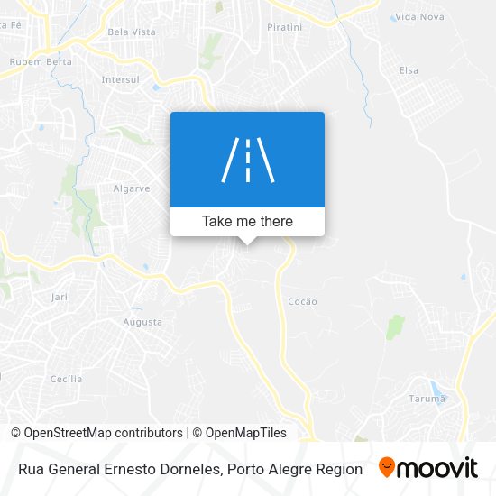 Rua General Ernesto Dorneles map