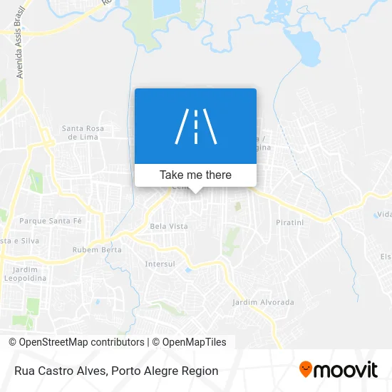 Rua Castro Alves map