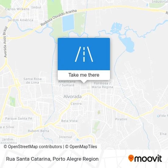 Rua Santa Catarina map