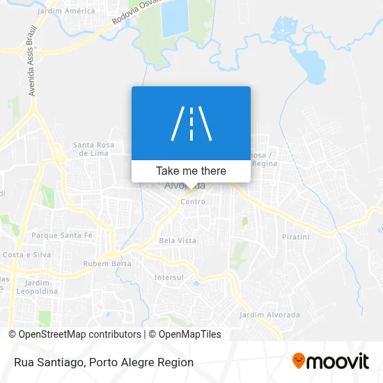 Rua Santiago map