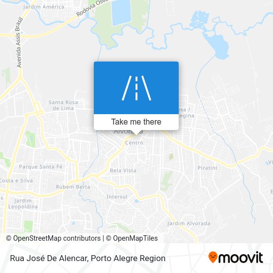 Rua José De Alencar map