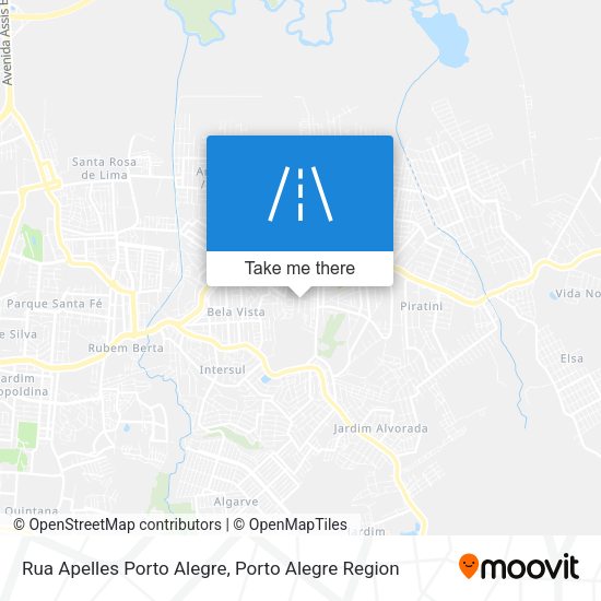 Rua Apelles Porto Alegre map