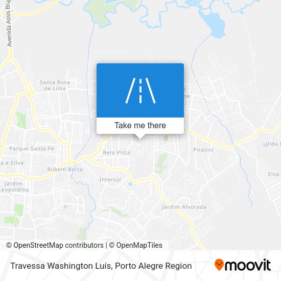 Travessa Washington Luís map