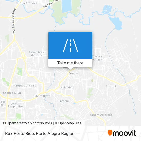 Rua Porto Rico map