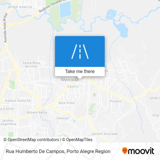 Rua Humberto De Campos map