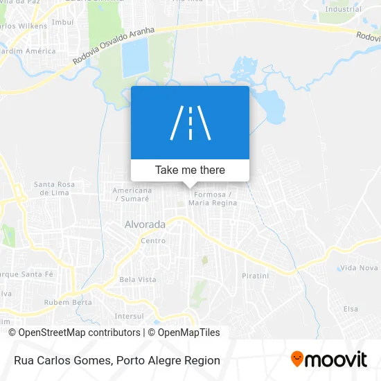 Rua Carlos Gomes map