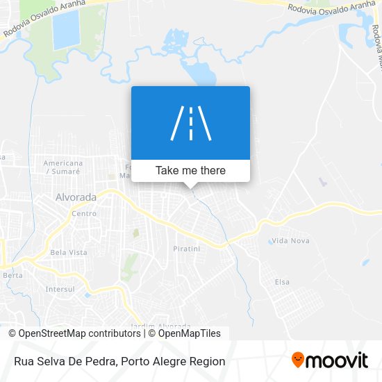 Rua Selva De Pedra map