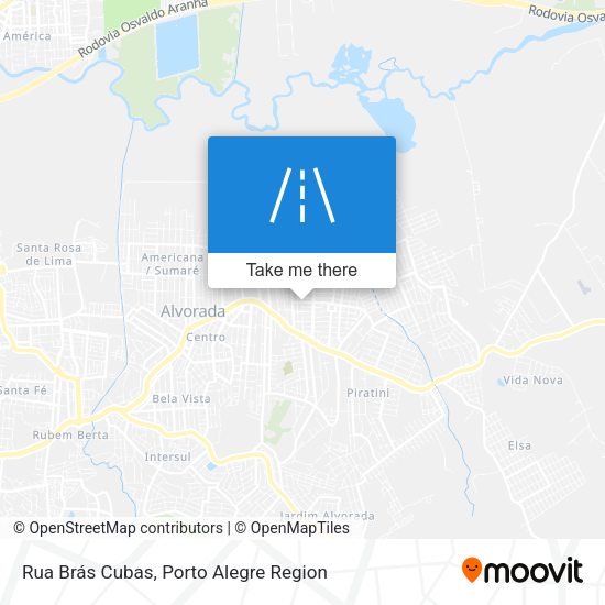 Rua Brás Cubas map