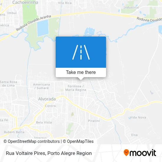 Rua Voltaire Pires map