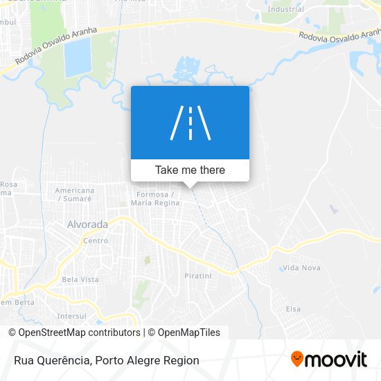 Rua Querência map