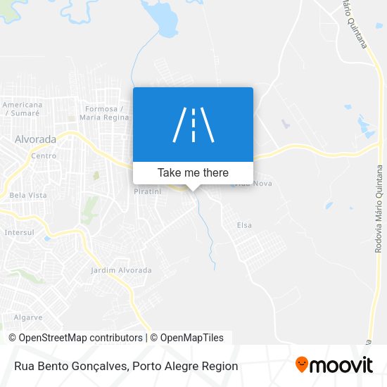 Rua Bento Gonçalves map