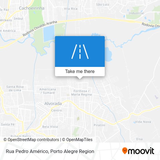 Rua Pedro Américo map