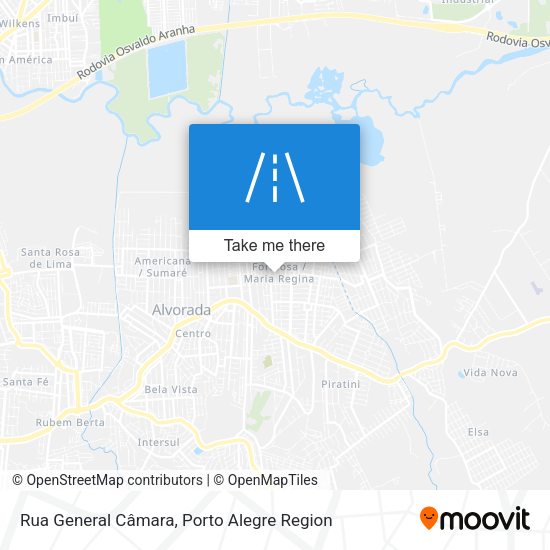 Rua General Câmara map