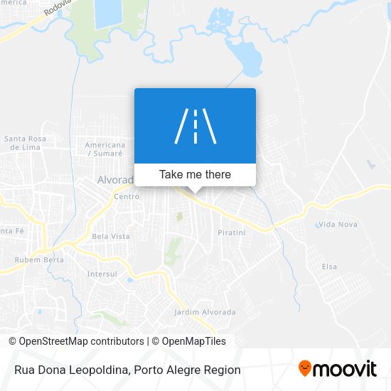 Rua Dona Leopoldina map