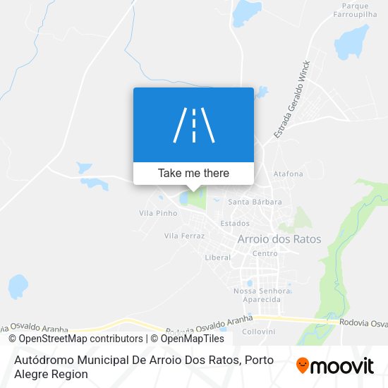 Autódromo Municipal De Arroio Dos Ratos map