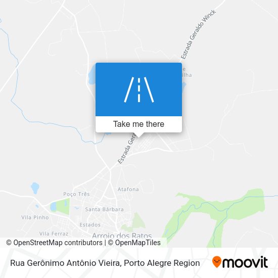Rua Gerônimo Antônio Vieira map
