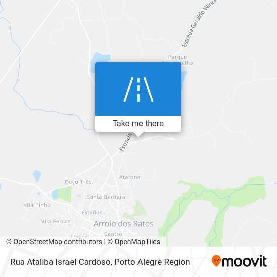 Rua Ataliba Israel Cardoso map