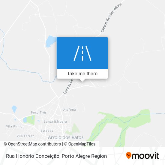 Rua Honório Conceição map