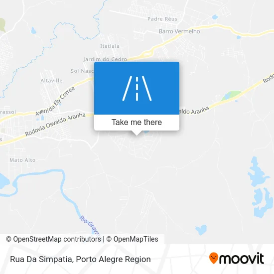 Rua Da Simpatia map