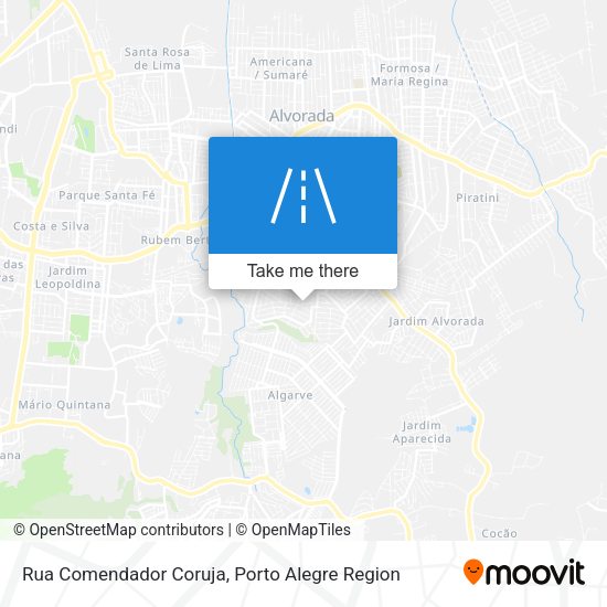 Rua Comendador Coruja map