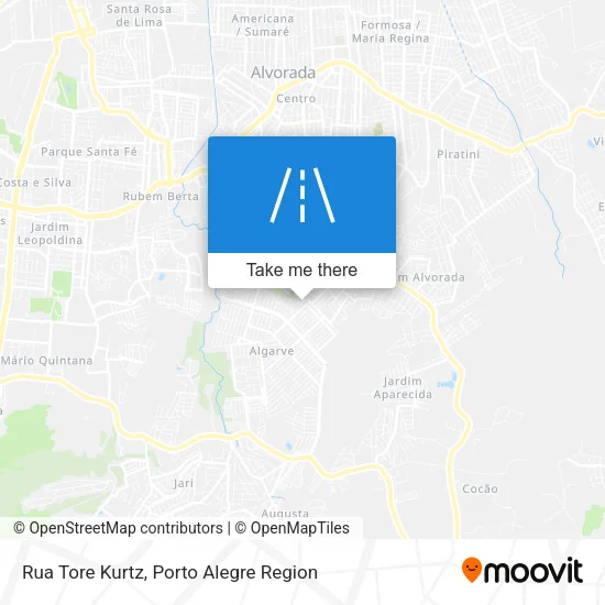 Rua Tore Kurtz map
