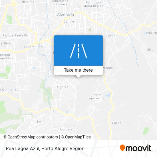 Rua Lagoa Azul map