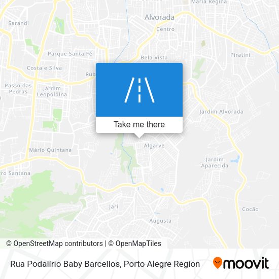 Rua Podalírio Baby Barcellos map
