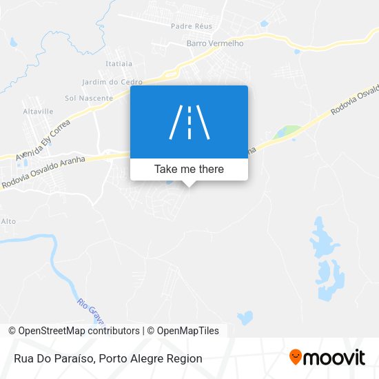 Rua Do Paraíso map