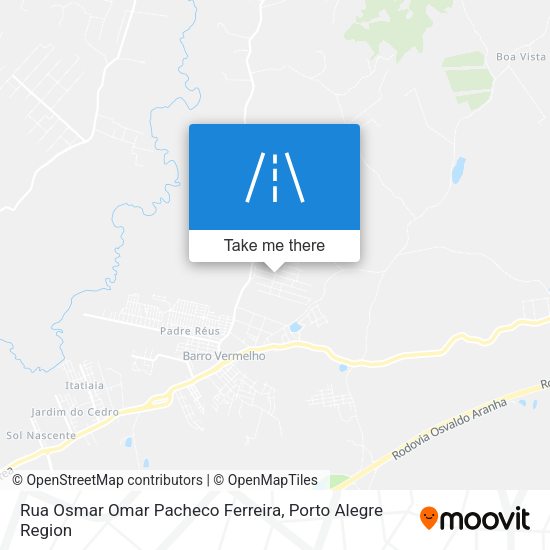Rua Osmar Omar Pacheco Ferreira map