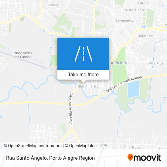 Rua Santo Ângelo map