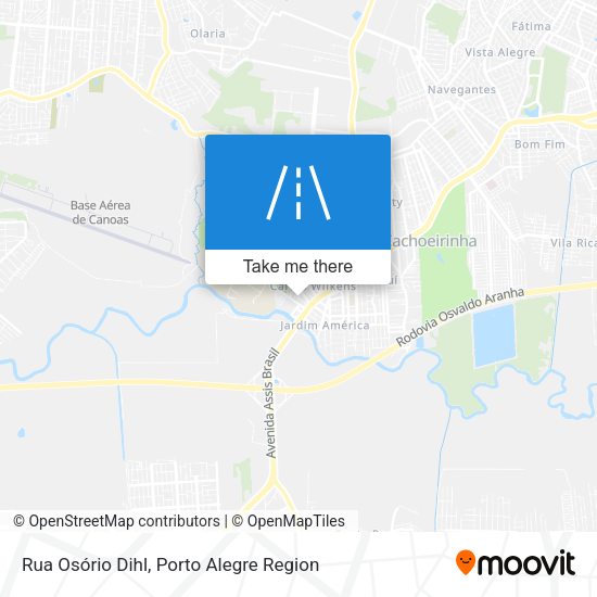 Rua Osório Dihl map