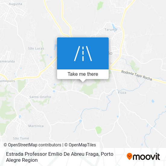 Estrada Professor Emílio De Abreu Fraga map