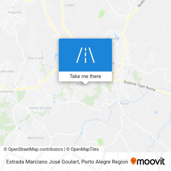 Estrada Marciano José Goulart map