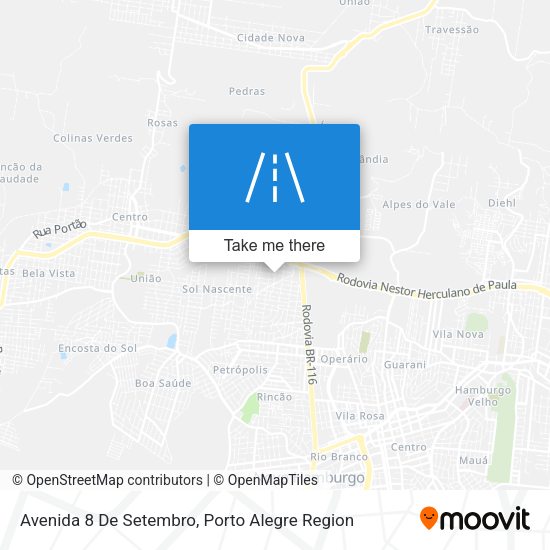 Avenida 8 De Setembro map
